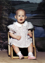 Julie's professional baby picture