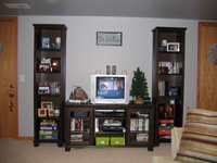 Our Entertainment Bookcases